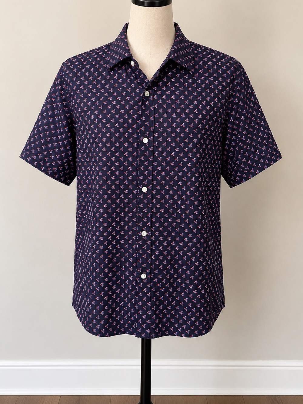 🔥 Banana Republic Slim Fit Short Sleeve Button Down – XXL